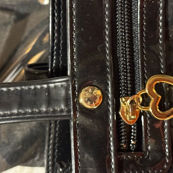 Moschino Patent Leather Signature Logo Bag - Picture 13 of 17